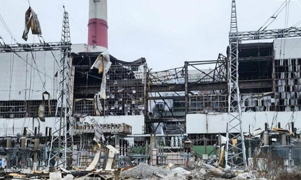 Πόλεμος στην Ουκρανία: Μεγάλες ζημιές από τις ρωσικές επιθέσεις σε δύο θερμοηλεκτρικούς σταθμούς
